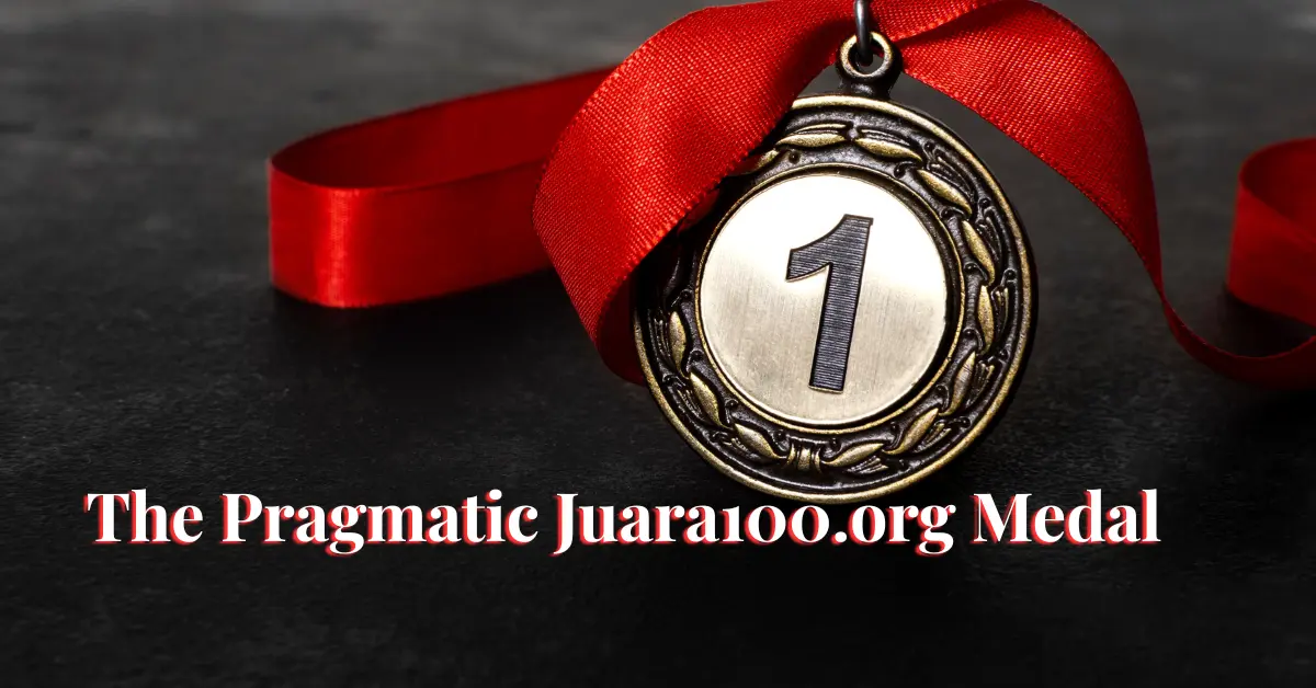 The Pragmatic Juara100.org Medal: Redefining Gaming Recognition